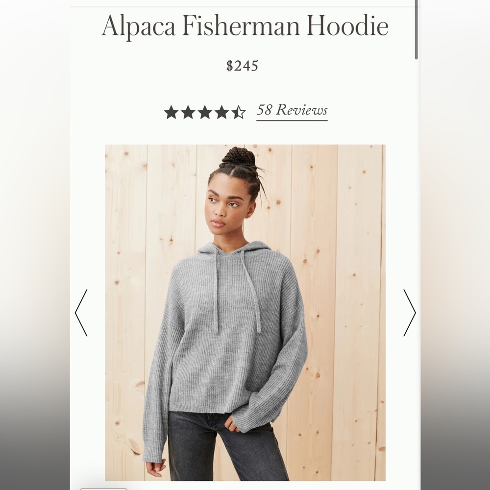 Alpaca hoodie